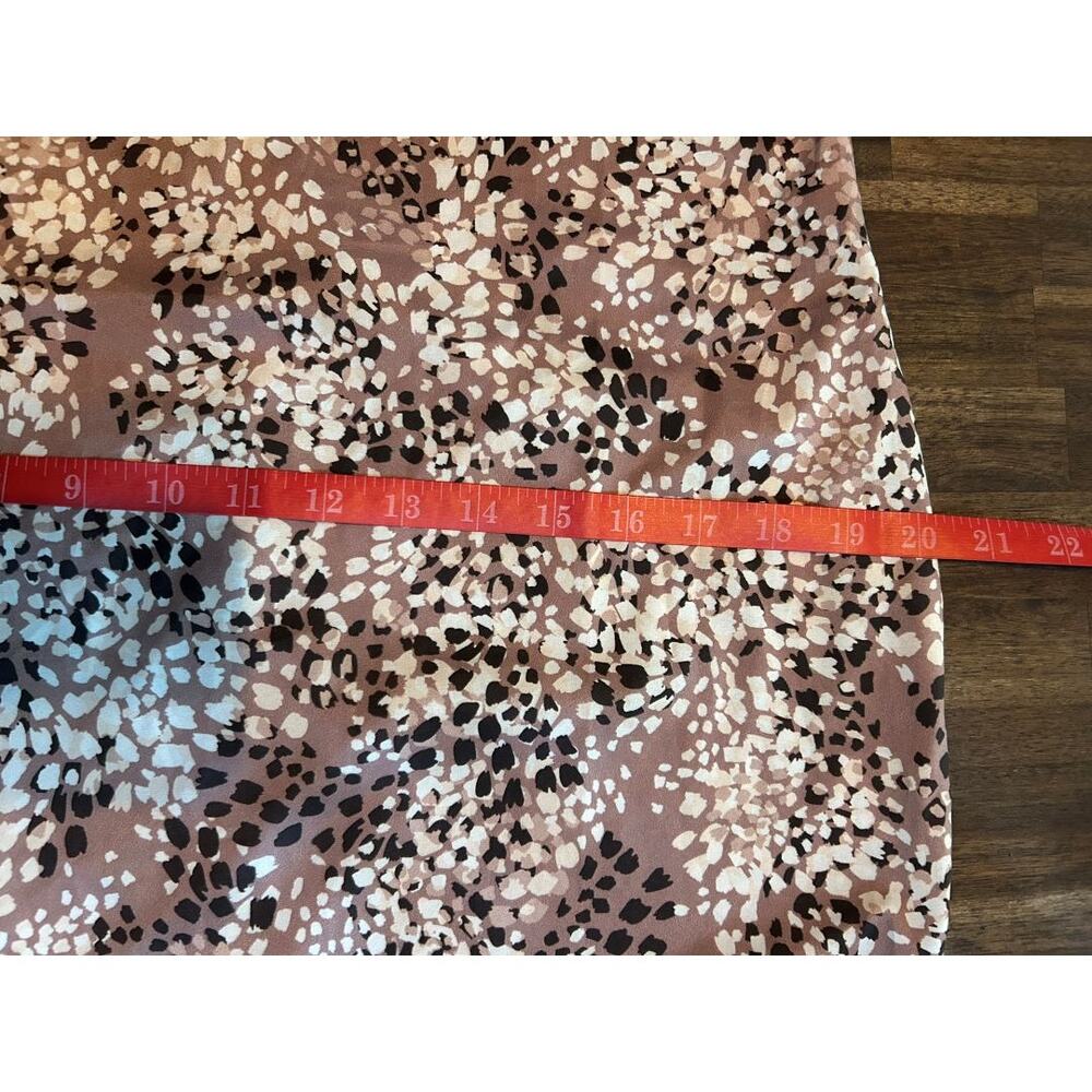 NWT Sadie & Sage Dusty Pink with Abstract Print Cocktail Slip Dress-Large - Picture 13 of 15